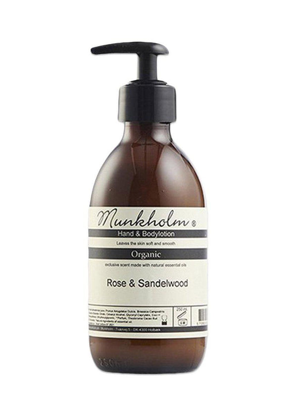 Munkholms organic bodylotion - Rose & Sandelwood 250Ml.. Køb living her.