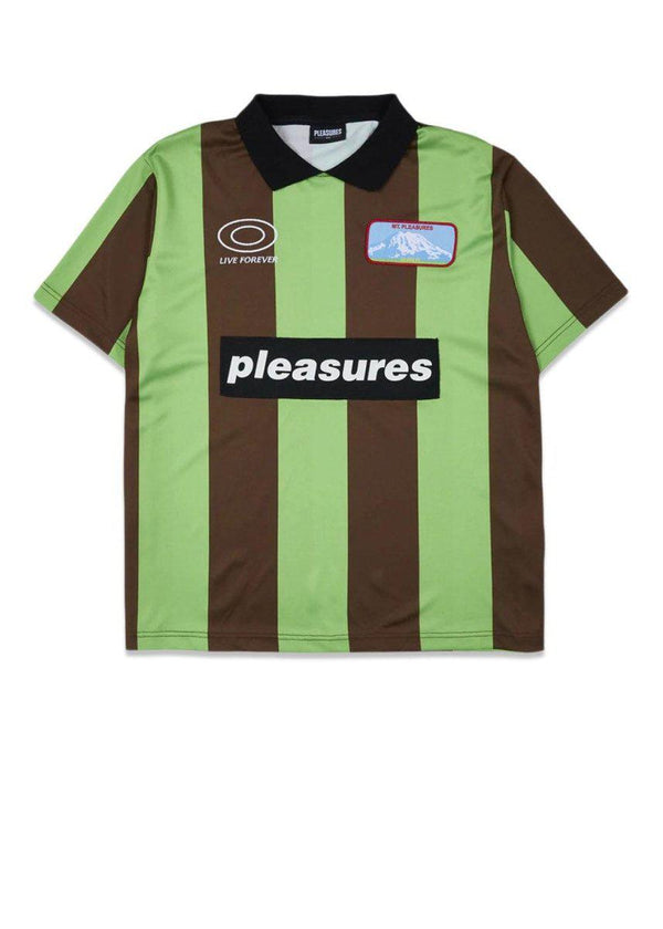 Pleasures' penalty soccer jersey - Brown. Køb t-shirts her.