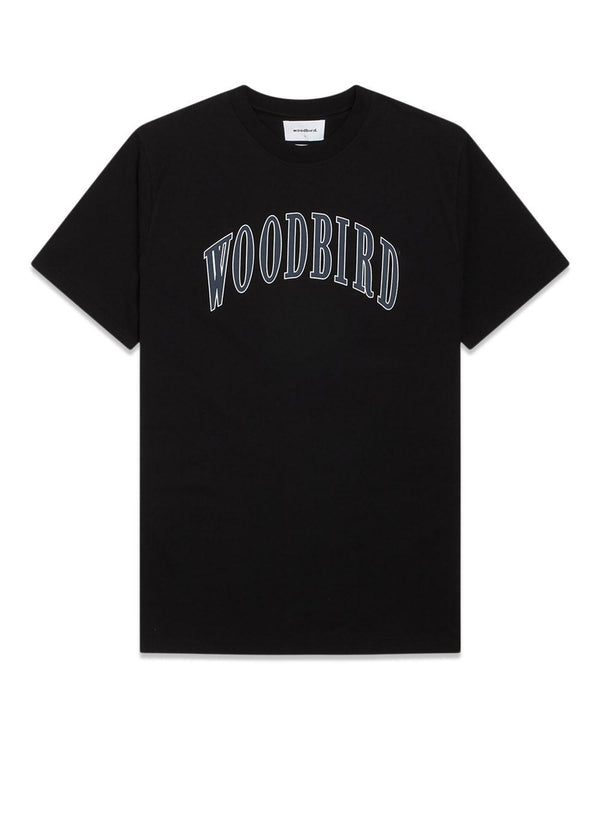 Woodbirds Rics College Tee - Black. Køb t-shirts her.