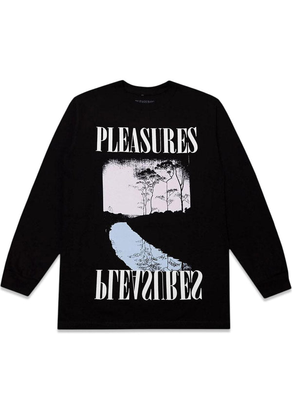 Pleasures' river long sleeve - Black. Køb t-shirts her.