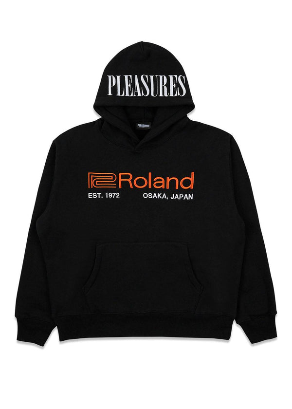Pleasures' roland hoody - Black. Køb hoodies her.