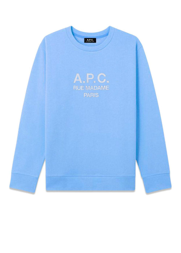A.P.C's Rufus Sweat - Blue. Køb sweatshirts her.