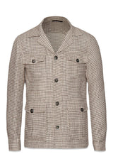 Oscar Jacobsons Safari Shirt Jacket - Beige. Køb shirts her.