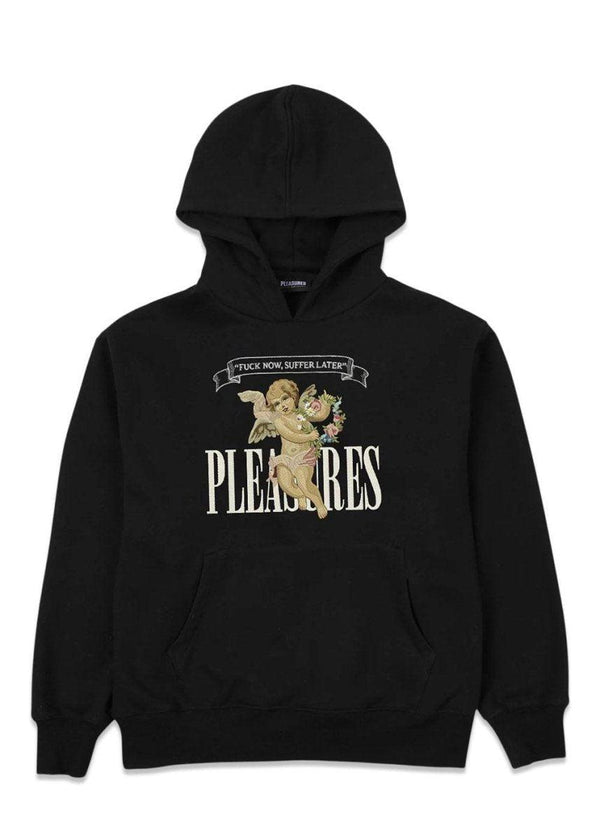 Pleasures' suffering hoodie - Black. Køb hoodies her.