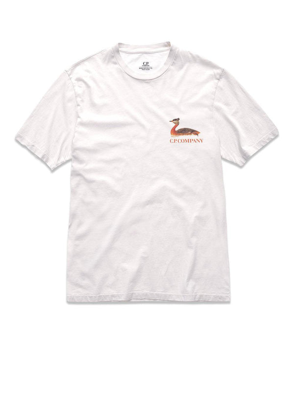 C.P. Companys T-Shirts Short Sleeve - Cream White. Køb t-shirts her.