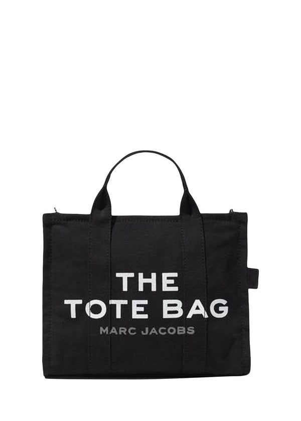 Marc Jacobs' THE SMALL TOTE - Black. Køb designertasker||tote bag her.
