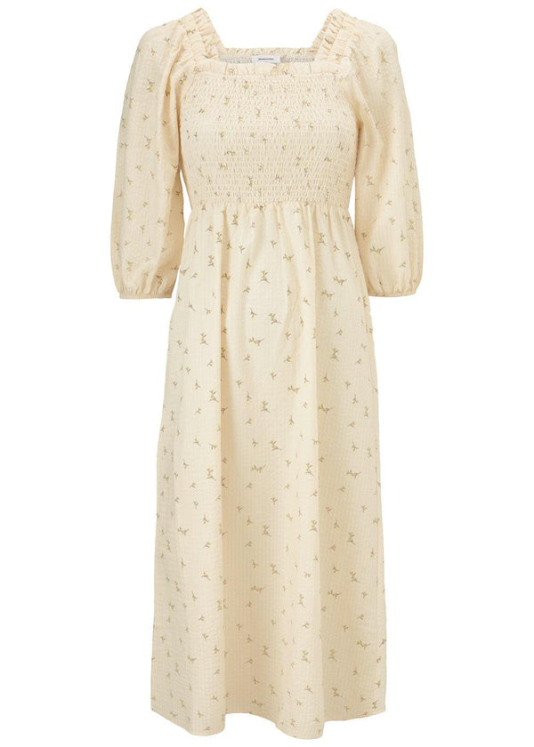 Modströms Tinne print dress - Lemon Bloom. Køb kjoler her.