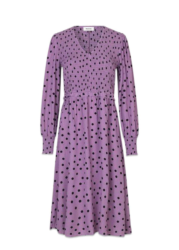 Modströms Tomme print dress - Bold Dot Valerian. Køb kjoler her.