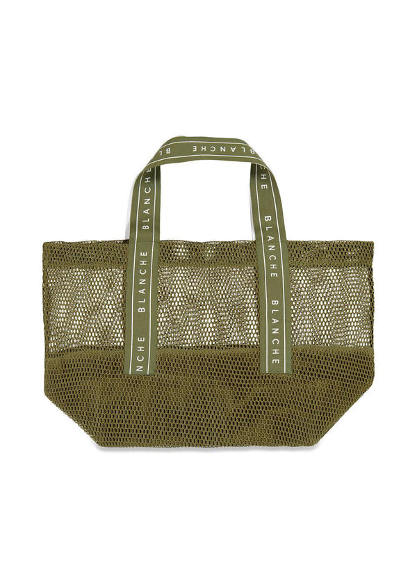 BLANCHE's Tote Logo - Army. Køb bags her.