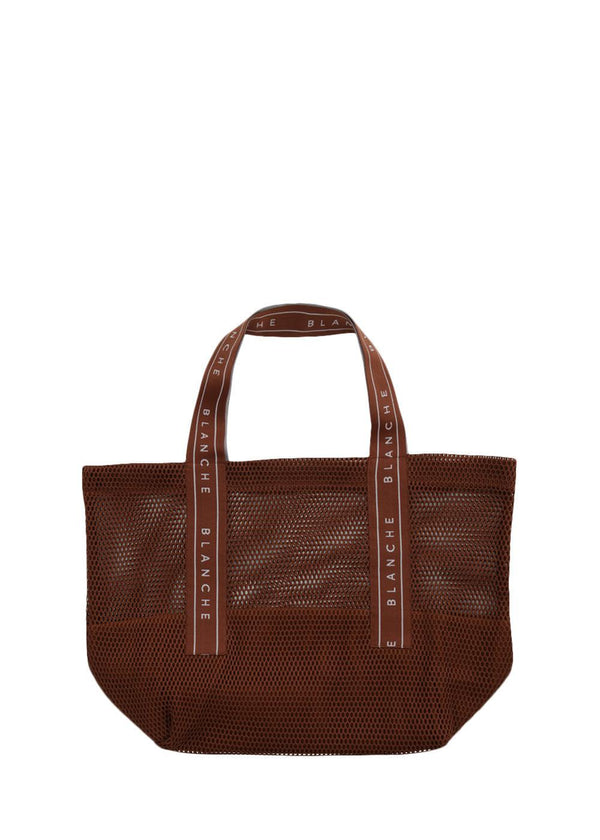 BLANCHE's Tote Logo - Caramel. Køb bags her.