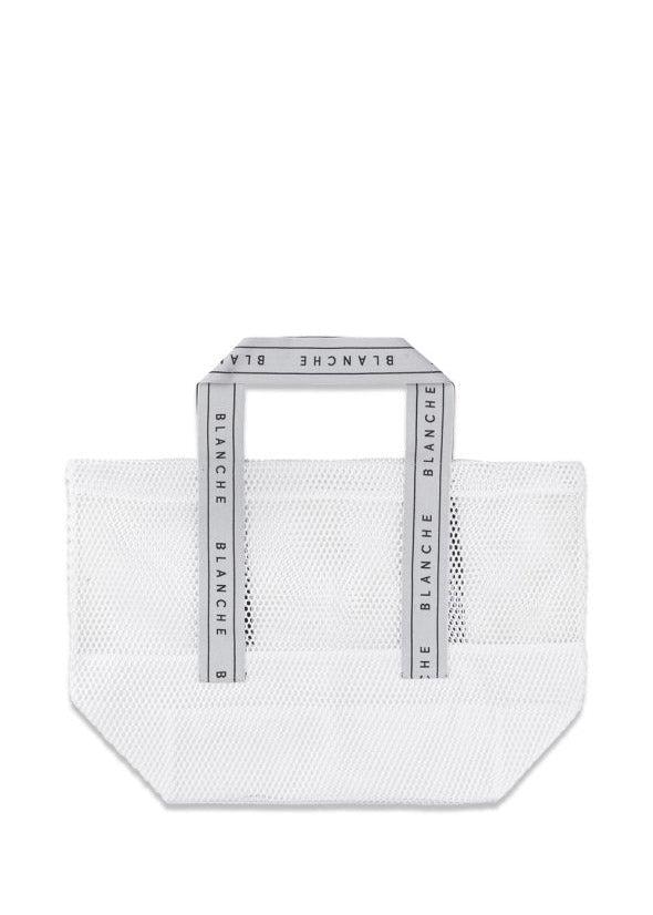 BLANCHE's Tote Logo - White. Køb bags her.