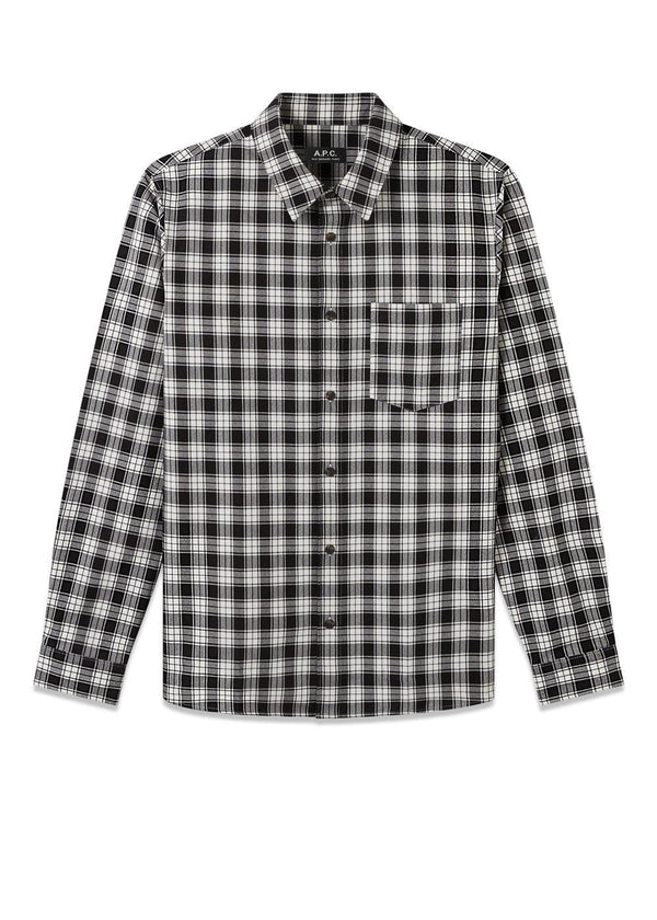 A.P.C's Vico Shirt - Black White. Køb shirts her.