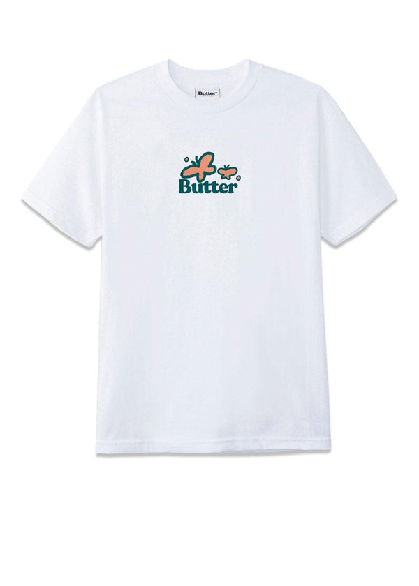 Butter Goods' wander tee - White. Køb t-shirts her.