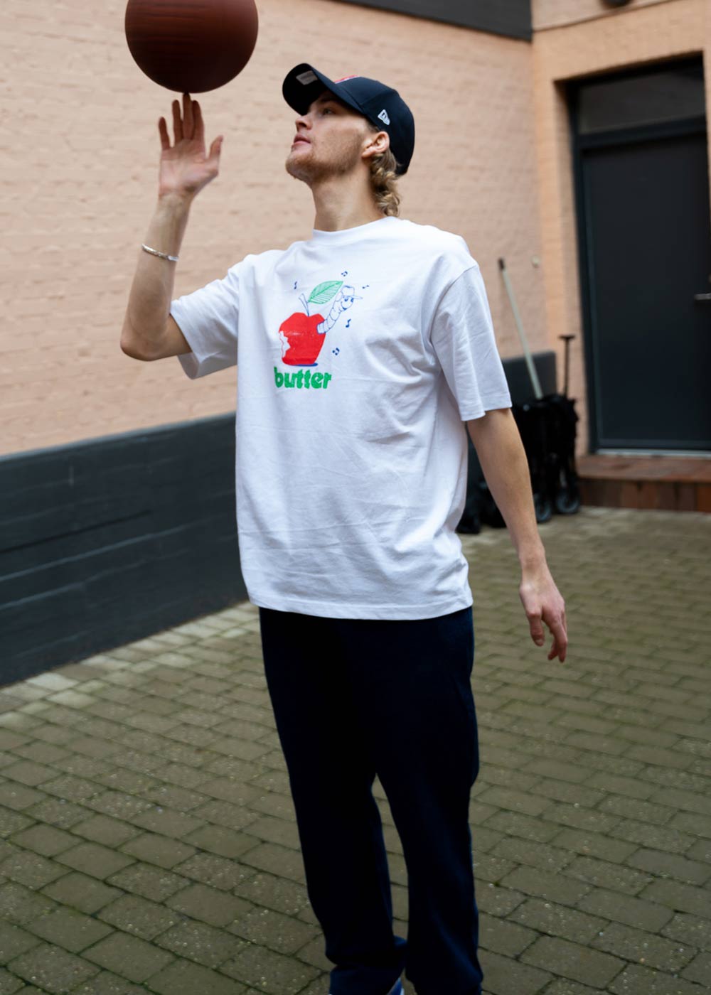 worm tee - White-T-shirts-Butter Goods-Butler Loftet
